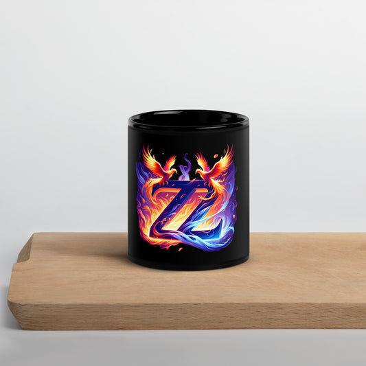 Zauberzelt Schwarze glänzende Tasse