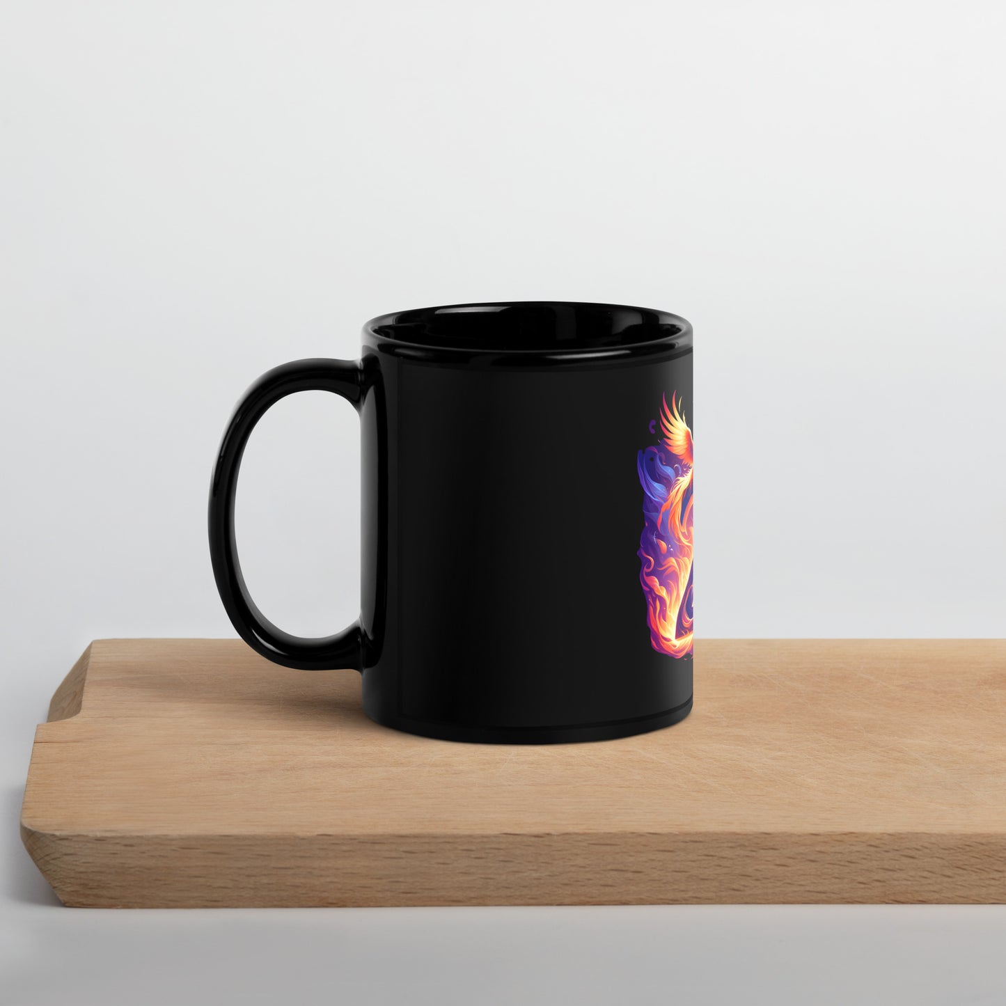 Zauberzelt Schwarze glänzende Tasse