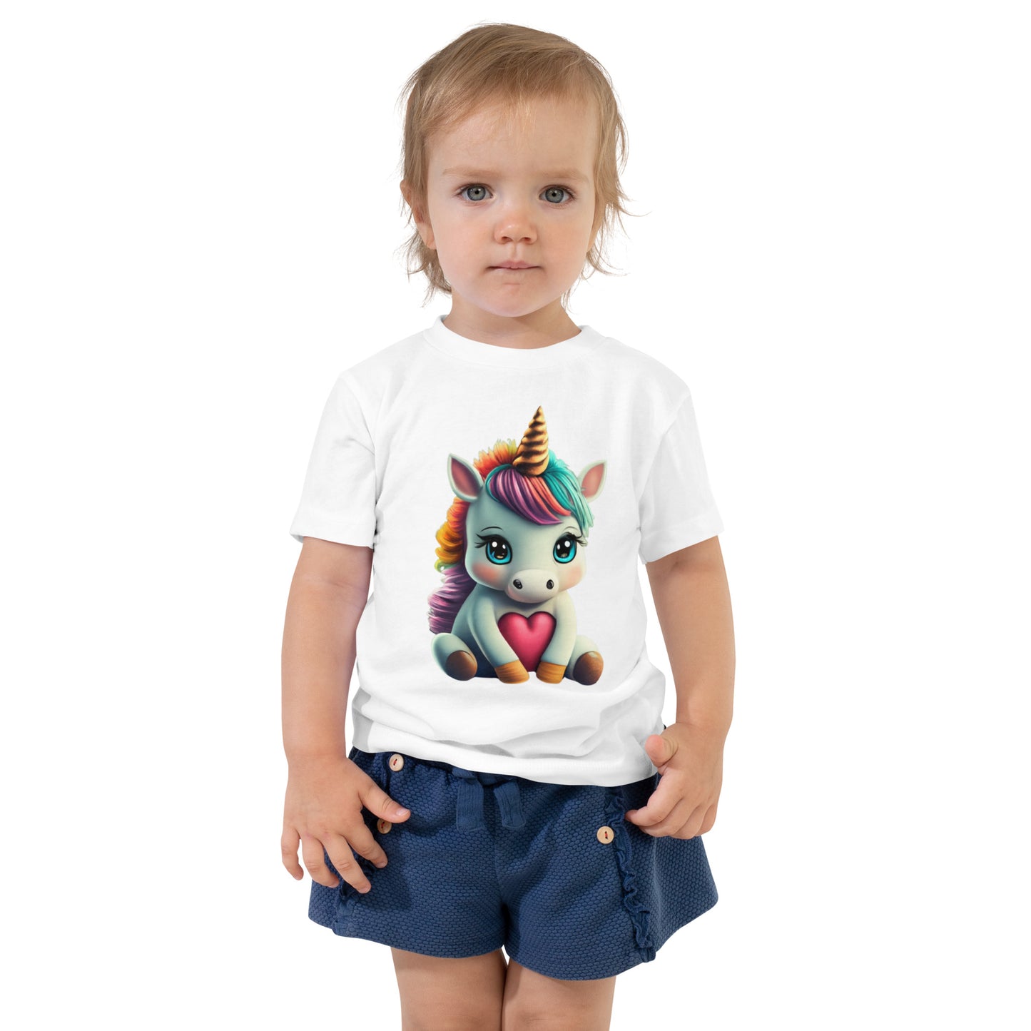 Süßes Babyeinhorn Baby-T-Shirt