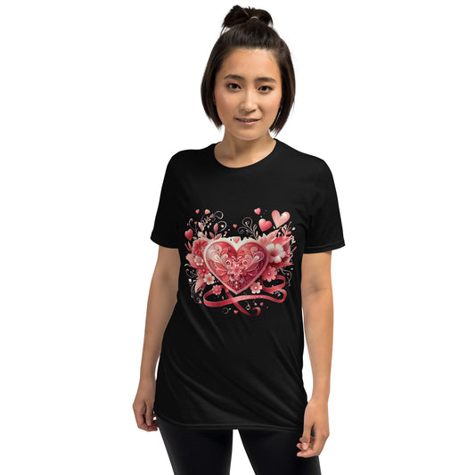 Florales Herzenzauber T-Shirt