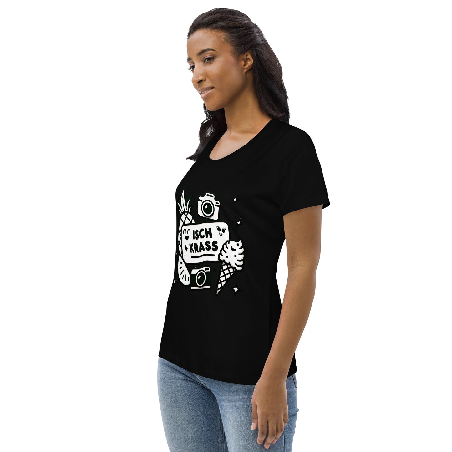 Öko-T-Shirt für Damen Isch Krass