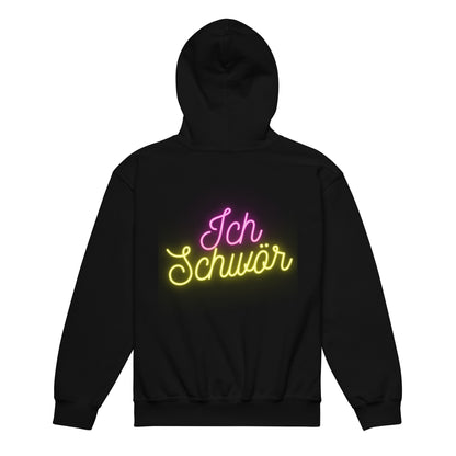 "Is so" Neon-Handgesten Hoodie /  Ischkrass.de