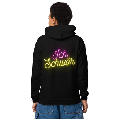 "Is so" Neon-Handgesten Hoodie /  Ischkrass.de