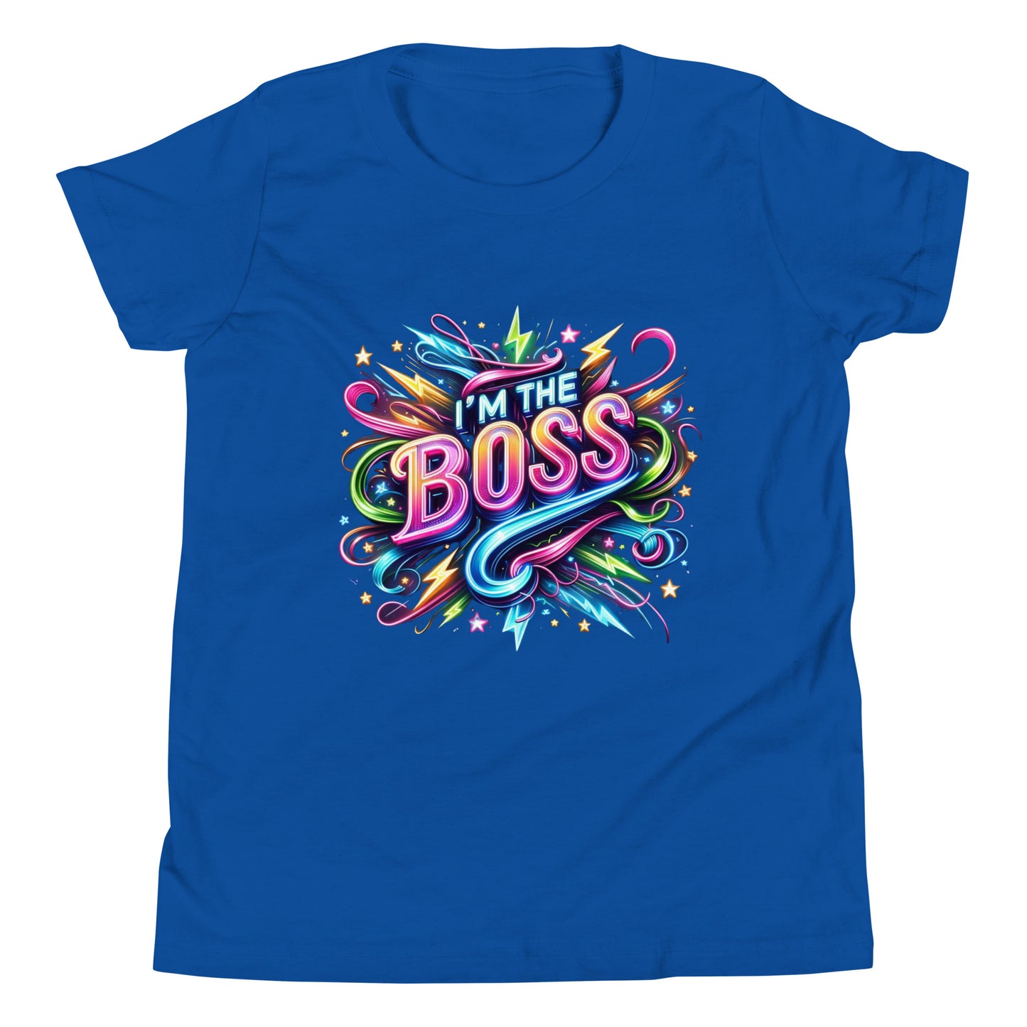 "I'm the Boss" – Leuchtendes Selbstbewusstsein auf Ischkrass.de T-Shirts