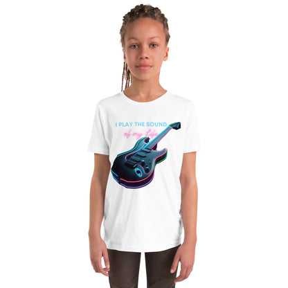 Neon Gitarren-Design T-Shirts & Accessoires | Ischkrass.de Kurzärmeliges T-Shirt für Kinder